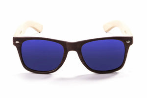 Dark Brown-Natural Arm/Polarized Revo Blue lenses