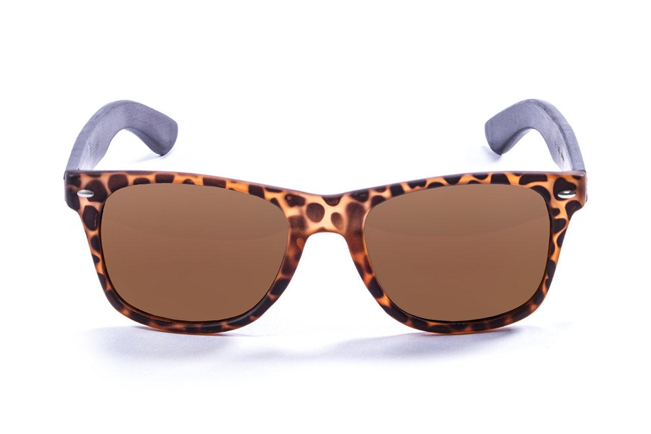 Ocean Beach Wood Demy Brown-Dark Arm/Polarized Brown