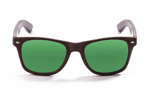 Dark Brown-Dark Arm/Polarized Revo Green lenses