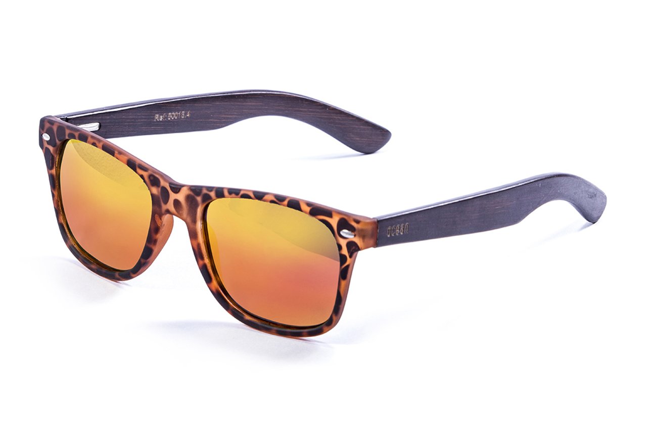 Ocean Beach Wood Demi Brown-Dark Arm/Red side view