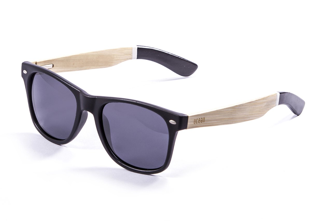 Ocean Beach Wood Black-Natural Two Tone Arm/Smoke side view