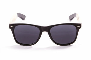 Black-Natural Arm/Polarized Smoke lenses