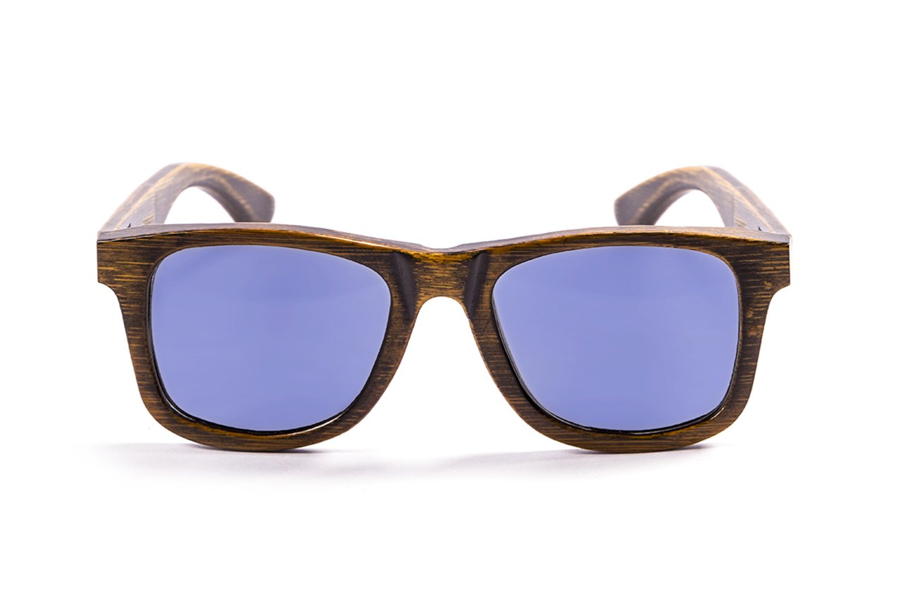 Ocean Nelson Bamboo Weathered Black/Polarized Revo Blue