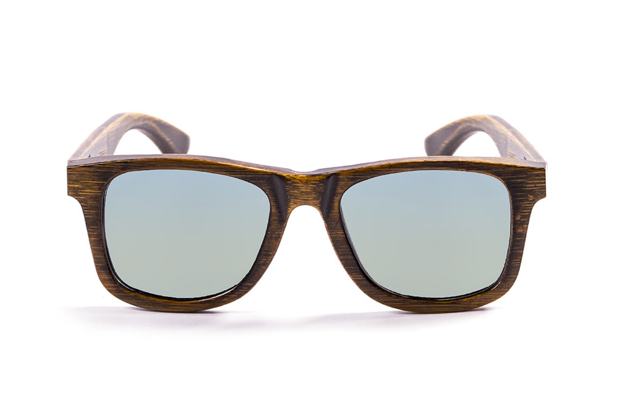 Ocean Nelson Bamboo Weathered Black/Polarized Revo Green