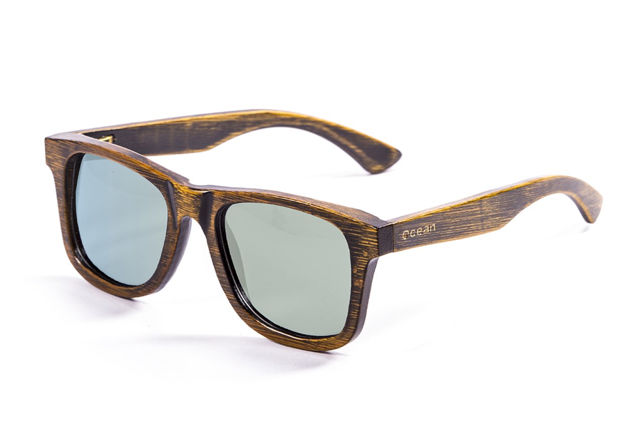 Ocean Nelson Bamboo Weathered Black/Revo Green side view