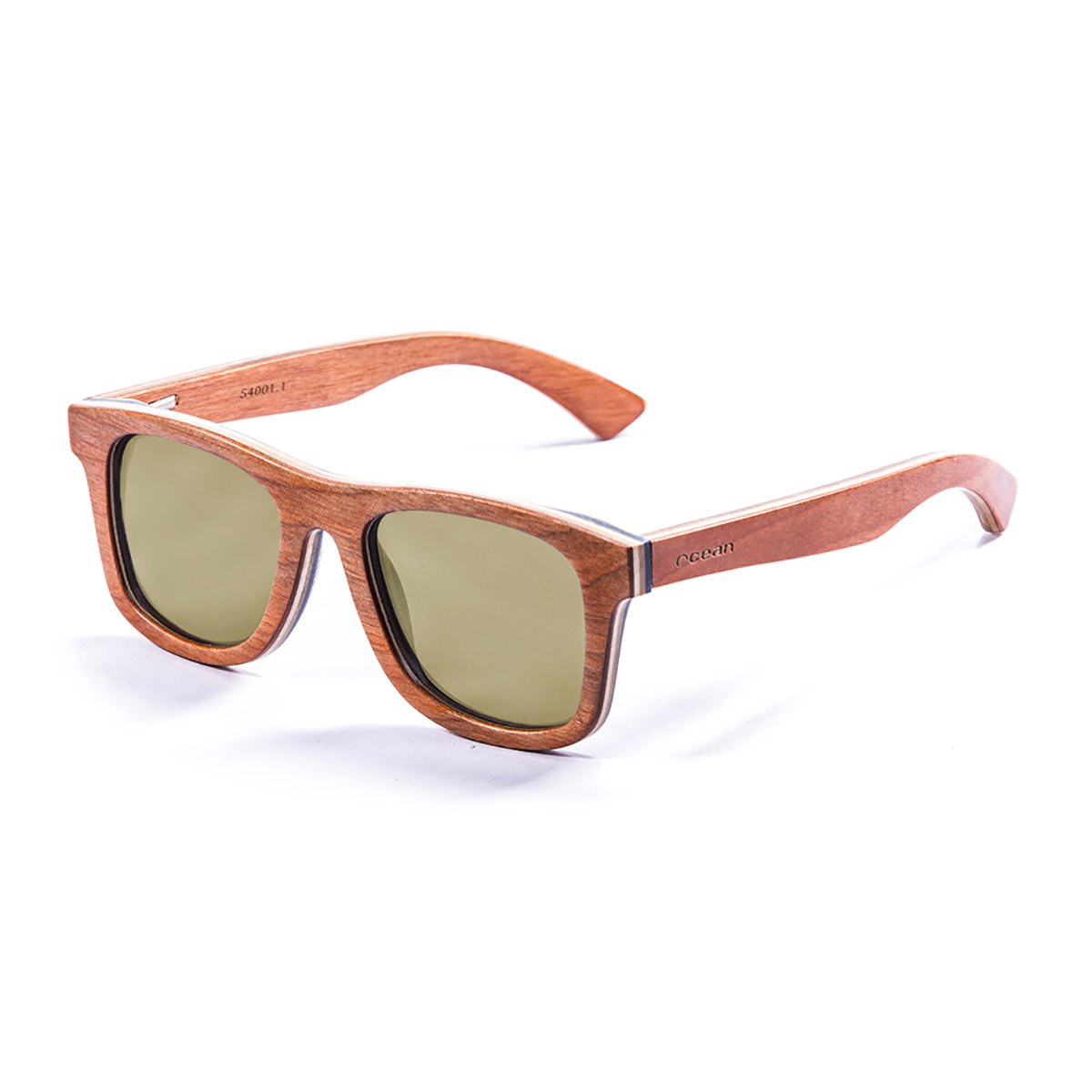 Ocean Venice Beach Skate Wood Orange/Polarized Revo Yellow