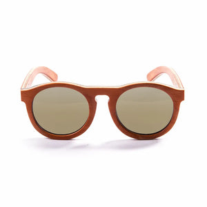Skate Wood Orange frame/Polarized Revo Yellow lenses