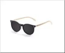 Black with Natural Arm /Polarized Smoke lenses