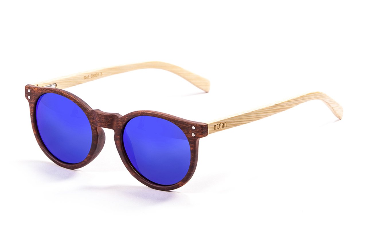 Ocean Lizard Brown Dark-Bamboo Arm/Blue Side View