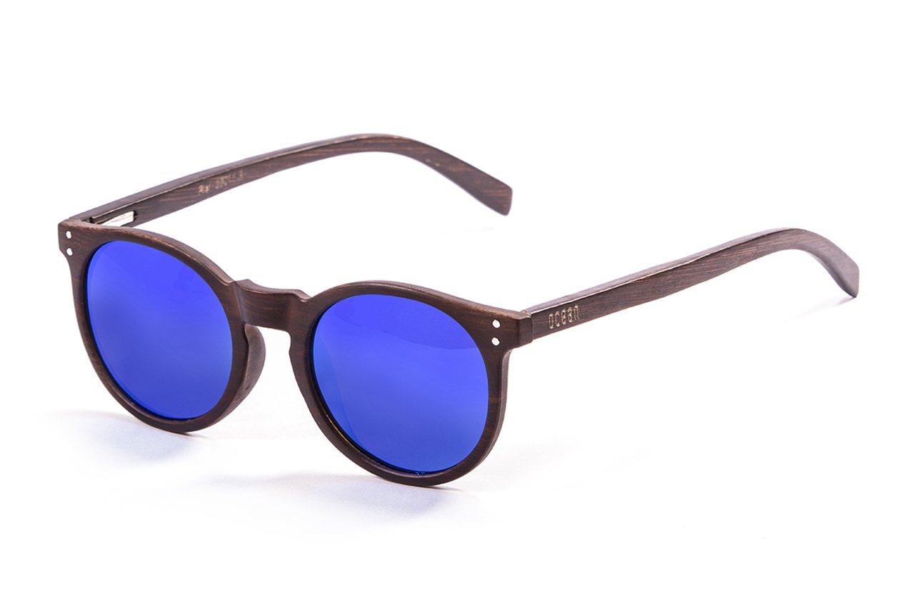 Ocean Lizard Wood Dark Brown/Blue Side view 