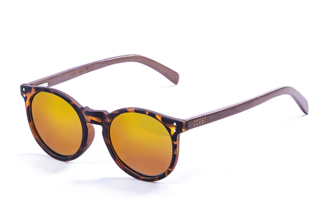 Ocean Lizard Wood Demy Brown/Polarized Orange