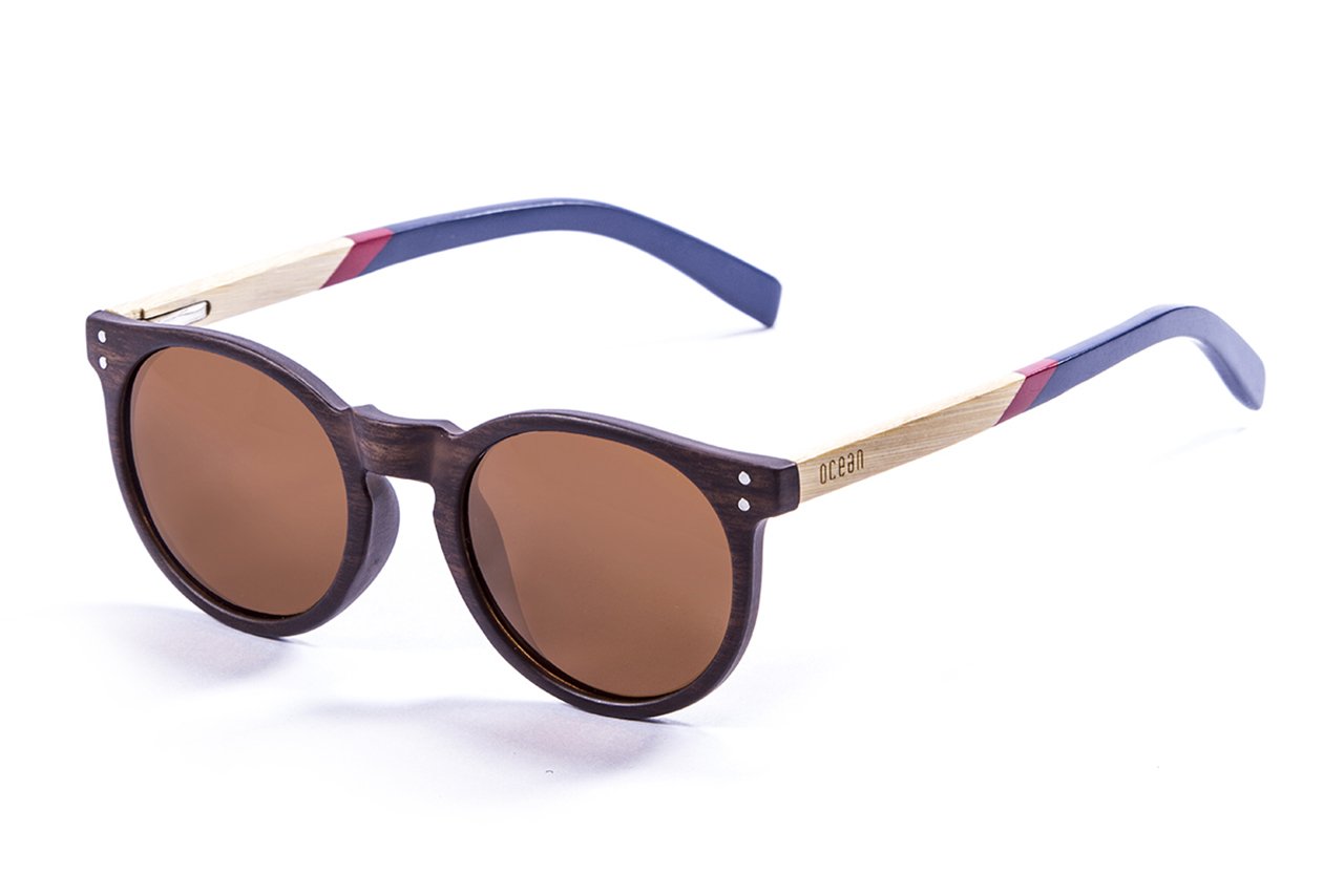 Ocean Lizard Baboo Brown Natural-White-Blue Arms/Brown side view