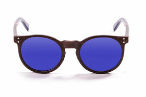 Brown Dark-Bamboo Dark Arm/Polarized Revo Blue lenses