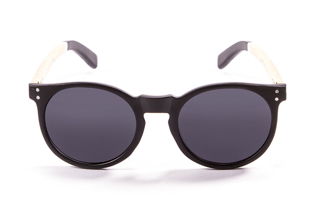 Ocean Lizard Wood Black-Natural Arms/Polarized Smoke 