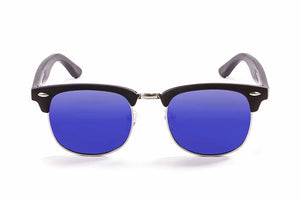 Mat Black frame/Polarized Revo Blue lenses
