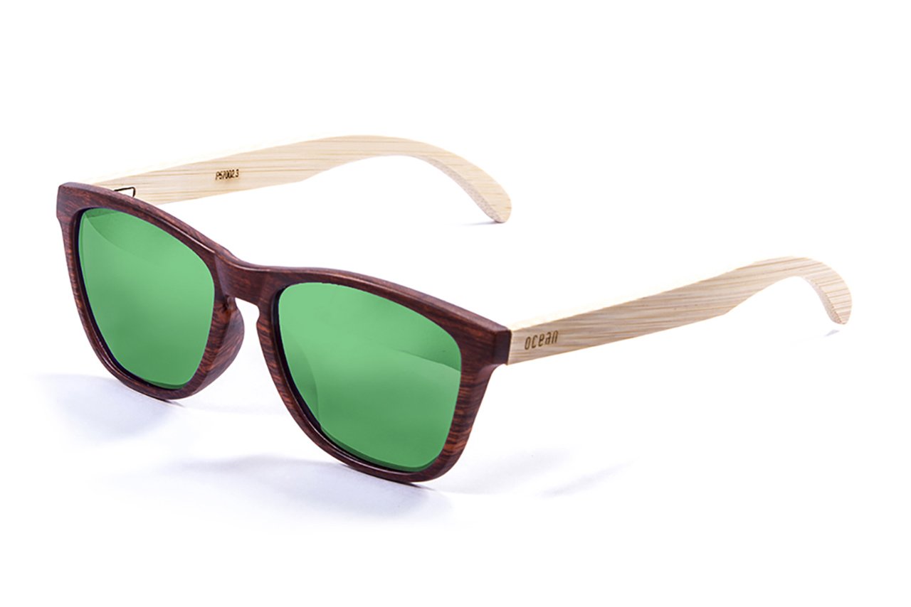 Ocean Sea Wood Brown-Natural Arm/Green side view