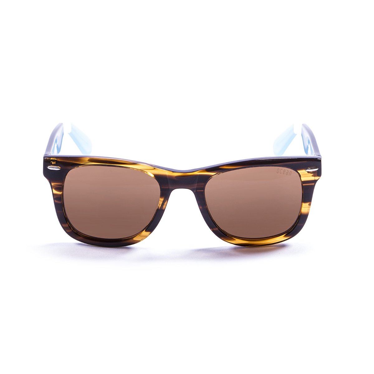Ocean Lowers Brown-Blue White Arms/Polarized Brown