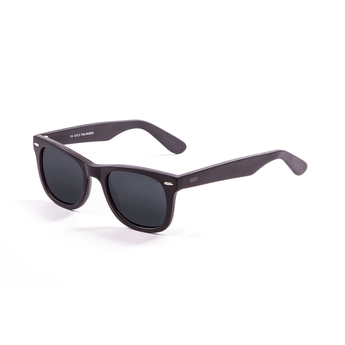 Ocean Lowers Matte Black/Smoke Polarized
