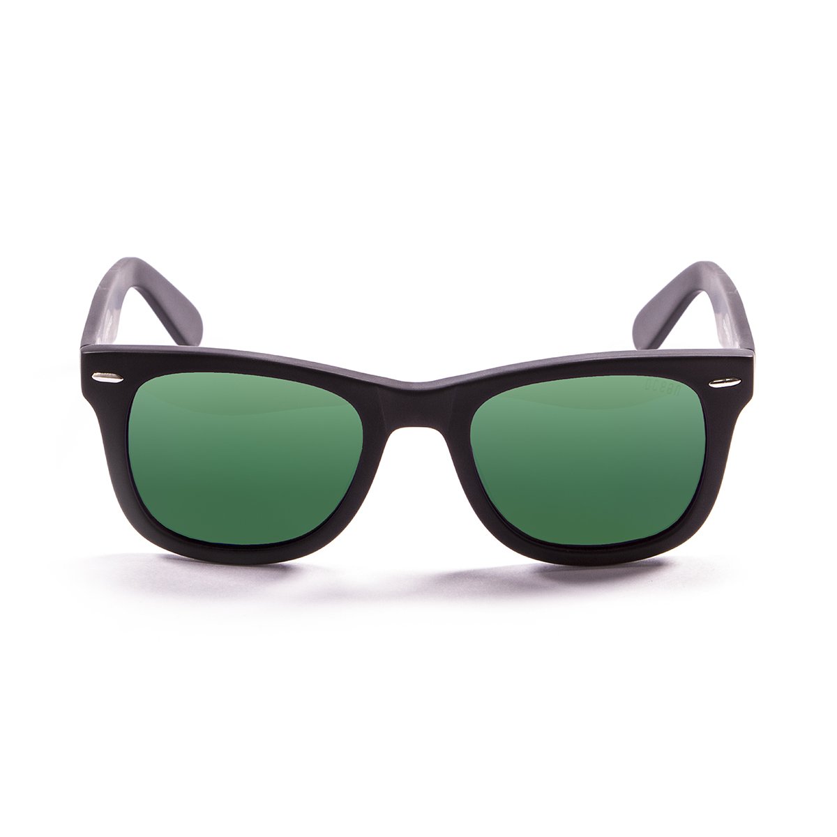 Ocean Lowers Matte Black/Revo Green front view