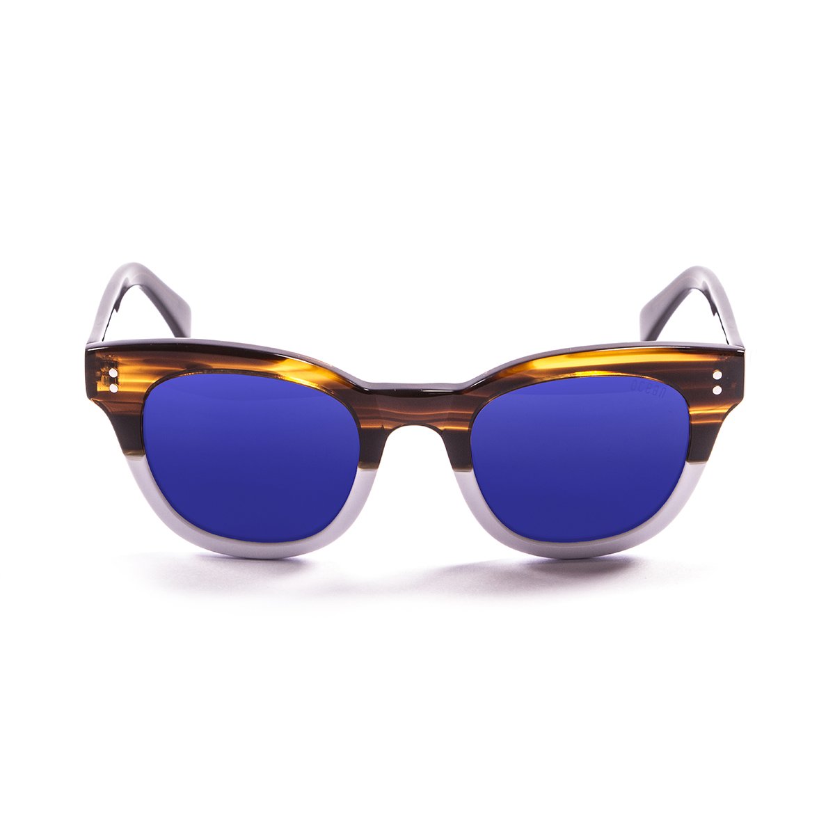 Ocean Santa Cruz Brown-White/Polarized Revo Blue
