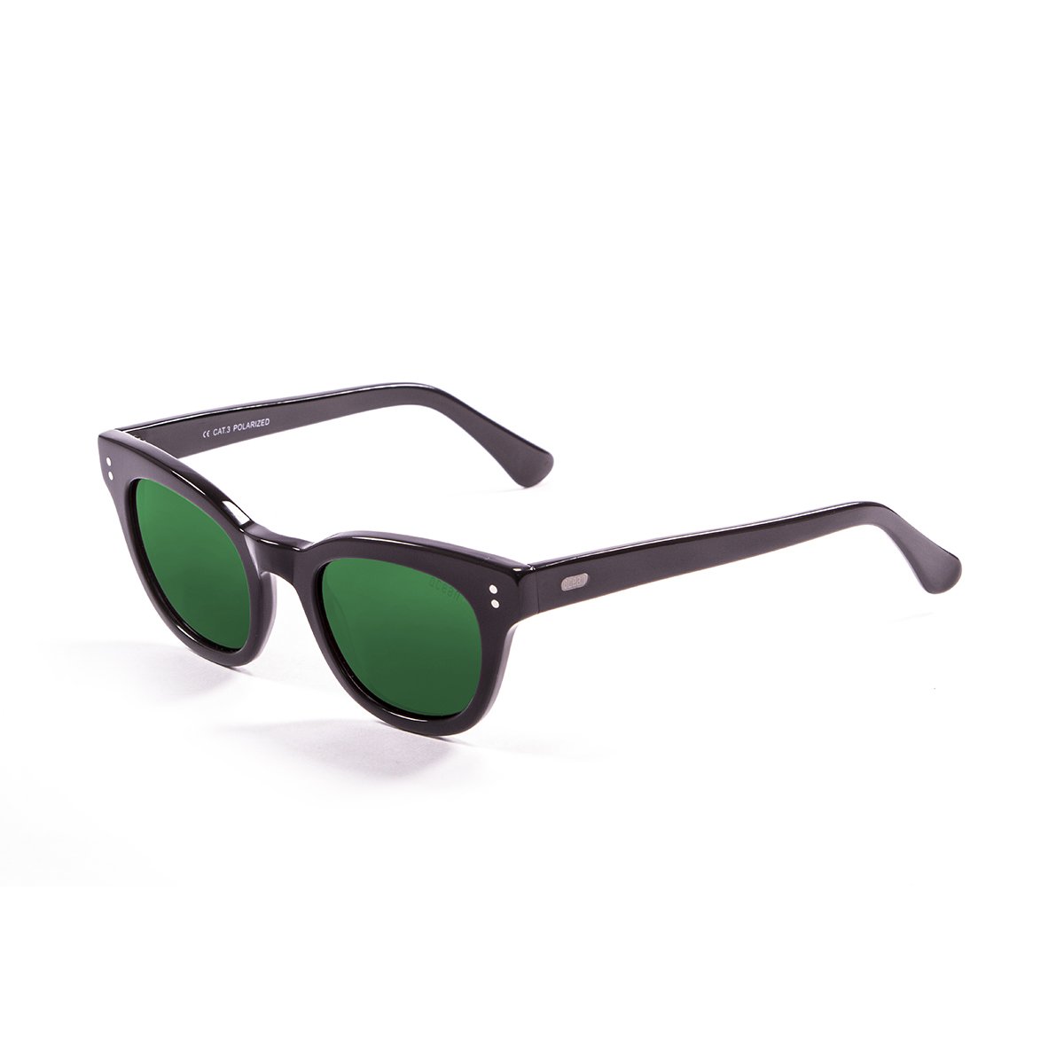 Ocean Santa Cruz Shiny Black/Polarized Revo Green