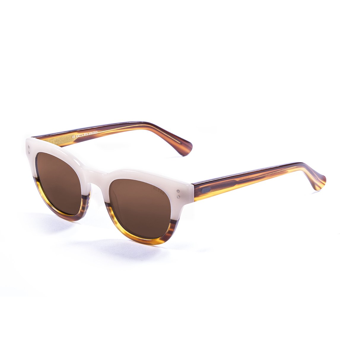 Ocean Santa Cruz Brown-White/Polarized Brown