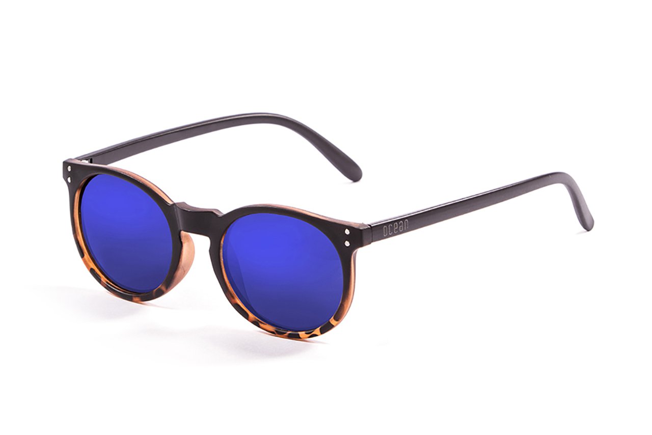 Ocean Lizard Brown-Demy Brown/Polarized Revo Blue