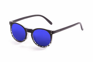 Black-Demy Brown frame/Polarized Revo Blue lenses