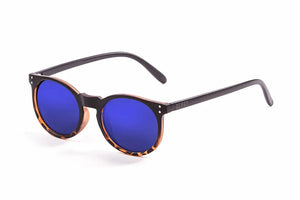 Brown-Demy Brown frame/Polarized Revo Blue lenses