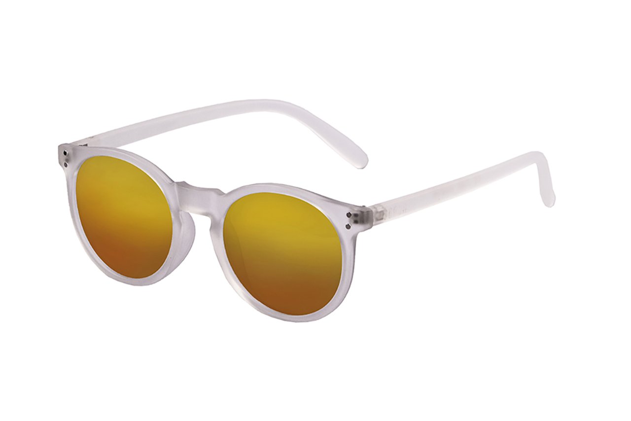 Ocean Lizard White Transparent/Polarized Revo Red
