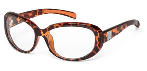 Tortoise frame with Clear lenses