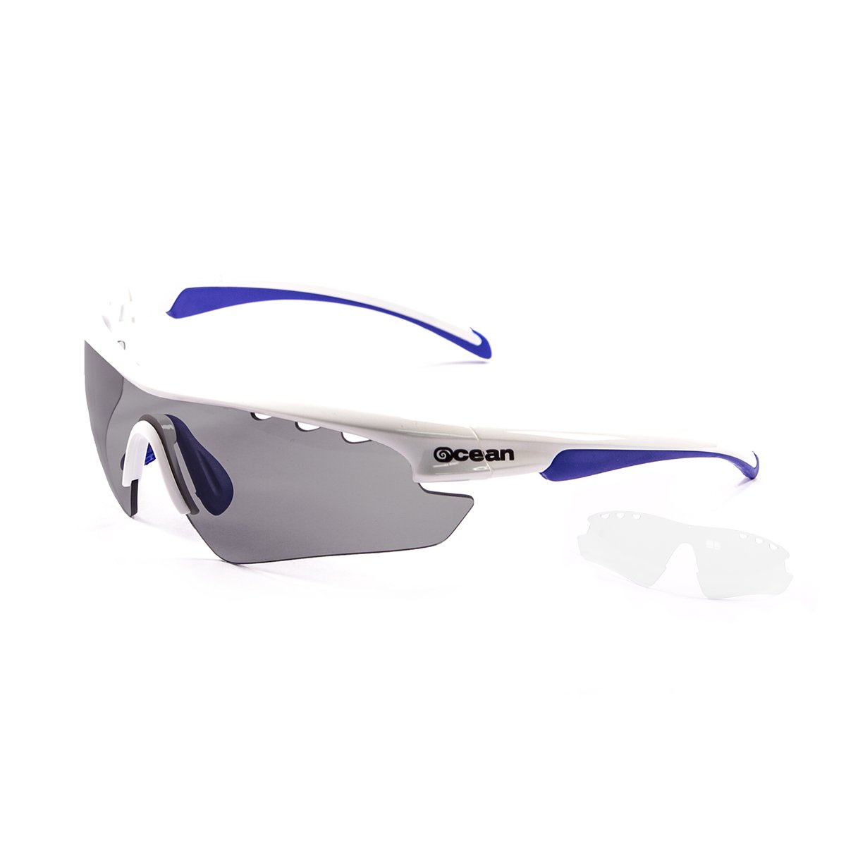 Ocean Ironman White & Blue/Smoke