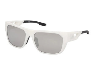 Matte White frame/Smoke Mirror lenses