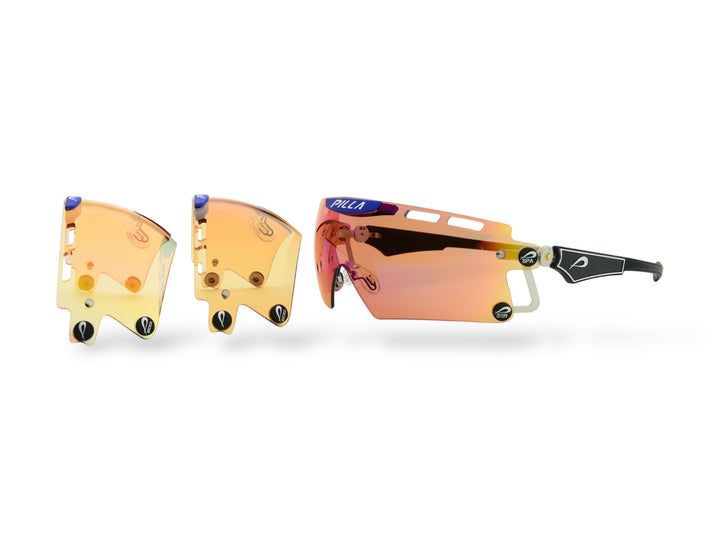 Pilla Zeus Pickleball glasses with 3 lens kit