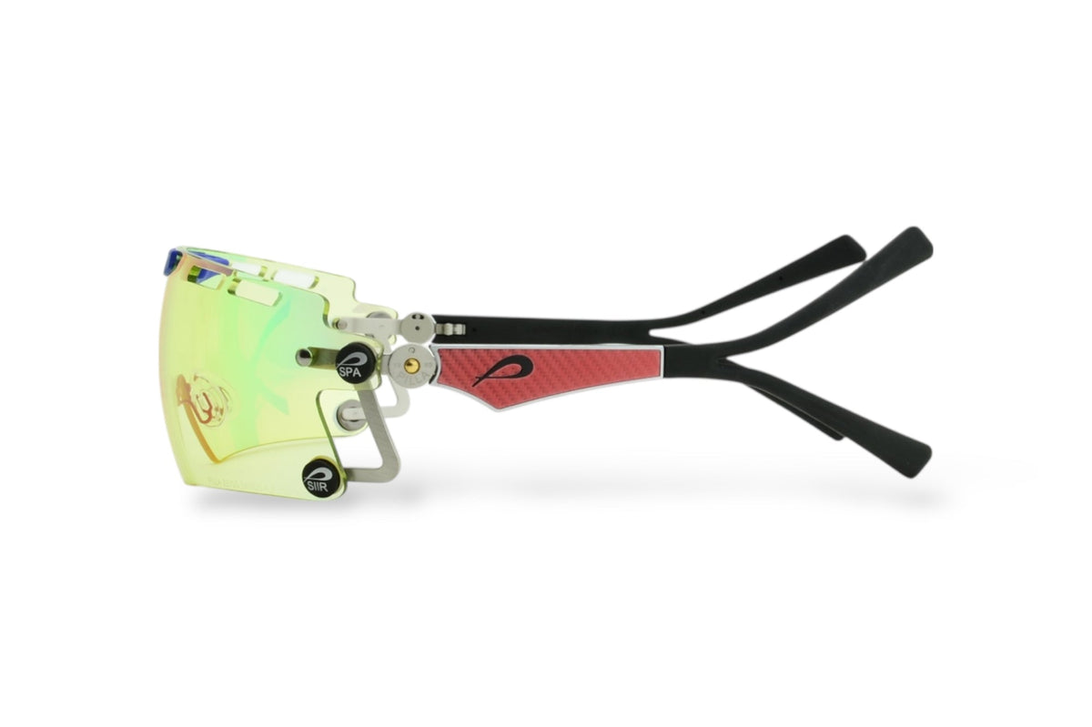 Pilla Zeus pickleball sunglasses side view with fork temple kit