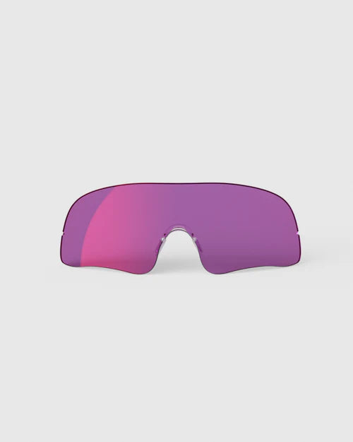 The Ranger Falcon Pro Replacement Lens in Dark Purple is a premium, single-shield shooting lens featuring advanced Claysight technology for exceptional optical clarity and target contrast.