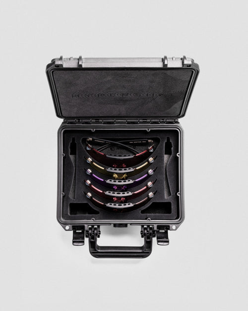 Ranger HyperShot 5-Lens RapidLock Kit with a heavy-duty storage case for clay shooting sports