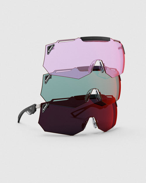 Ranger Hypershot shooting glasses with the 3 lens package for clay shooting