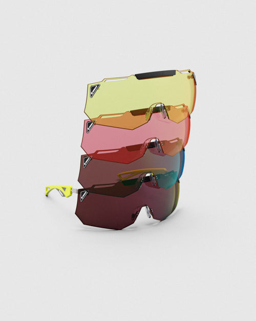 Ranger Hypershot shooting glasses with the 4 lens package for clay shooting