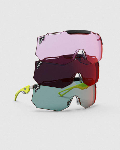 Ranger Hypershot shooting glasses with the 3 lens package for clay shooting