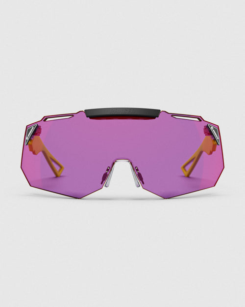 Ranger Hypershot shooting glasses with the dark purple lens for clay shooting sports