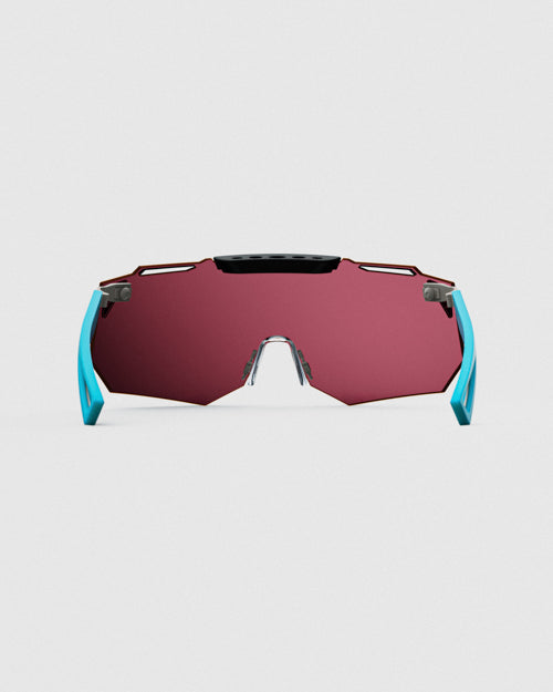 Ranger Hypershot shooting glasses with the dark purple lens for clay shooting sports