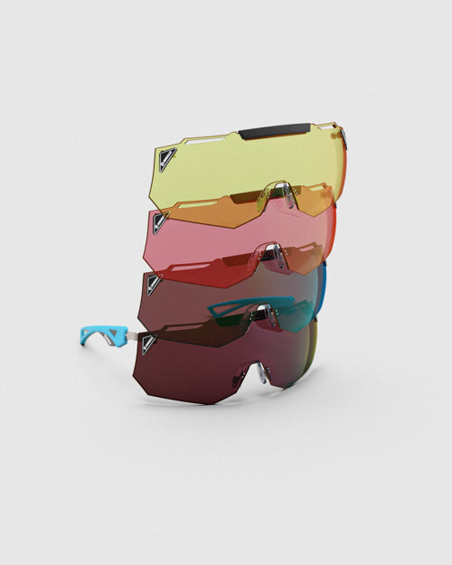 Ranger Hypershot shooting glasses with the 4 lens package for clay shooting