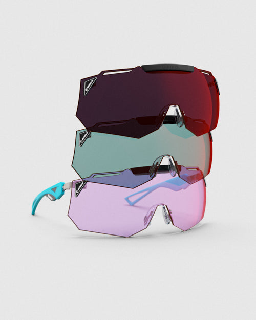 Ranger Hypershot shooting glasses with the 3 lens package for clay shooting
