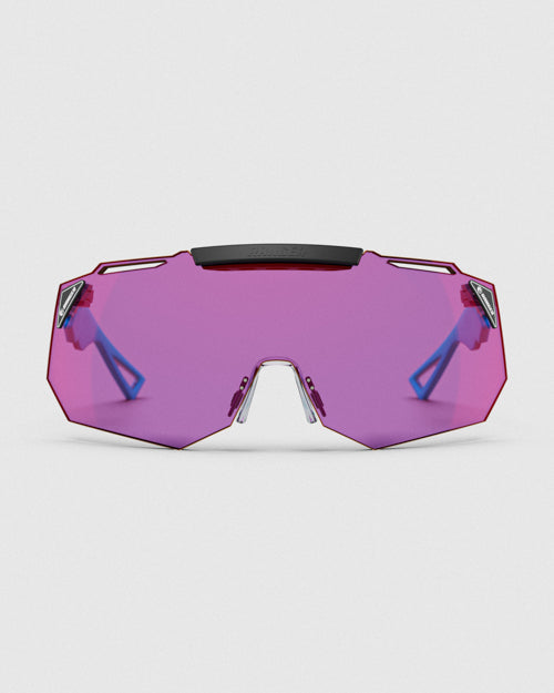 Ranger Hypershot shooting glasses with the dark purple lens for clay shooting sports