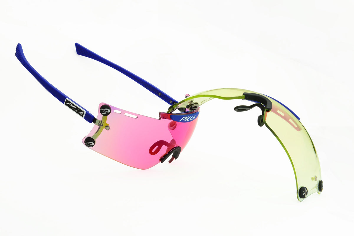 Pilla Pickleball sunglasses 2 lens kit for multi-light conditions