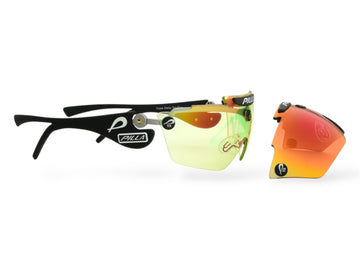 Pilla Azur Pickleball glasses no post with two pairs of lenses 