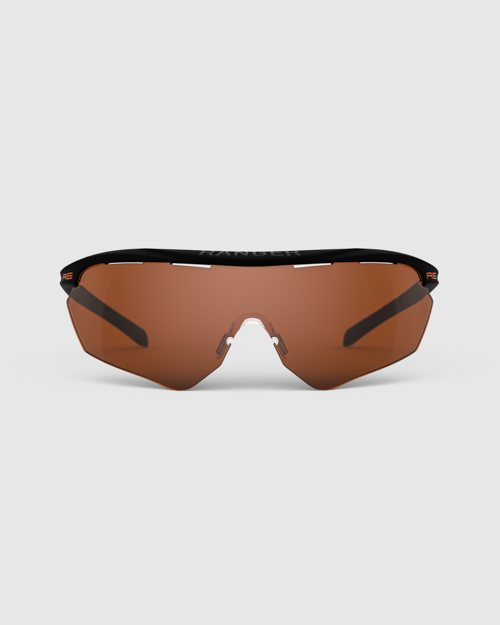 Ranger Phantom 2.0 Frame Shooting Sunglasses with the brown lens for clay shooting sports