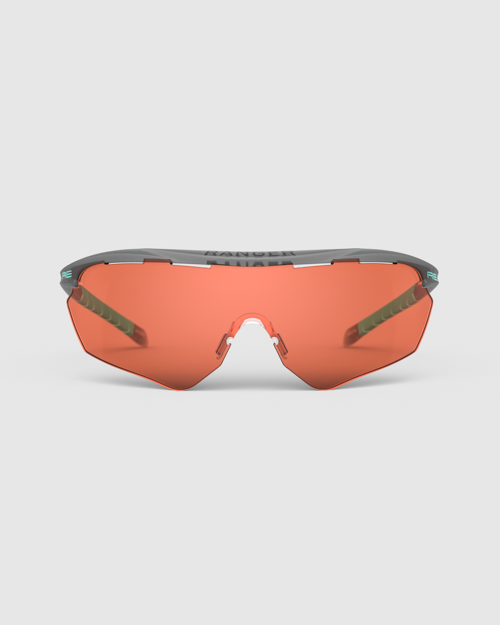 This is the Ranger Phantom 2.0 Frame Shooting Sunglasses in the Smoke/Mint frame color option