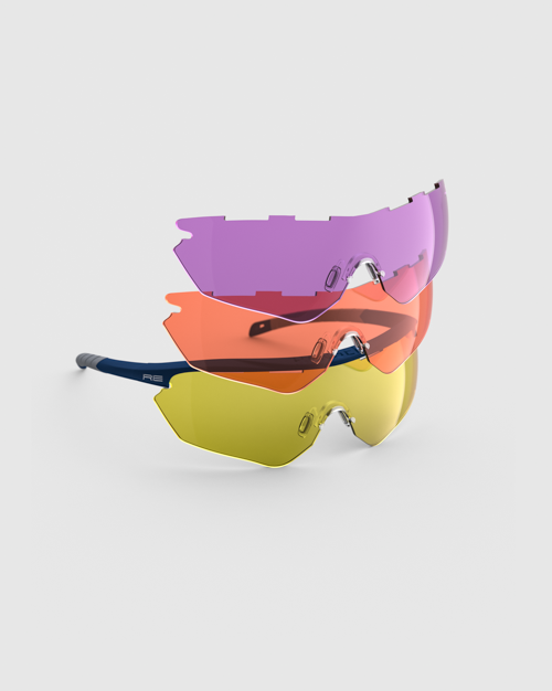The Ranger Phantom 2.0 Frame Shooting Sunglasses features a Navy Blue/Grey Frame and three interchangeable Claysight lenses to keep your eyes locked on target during clay shooting.